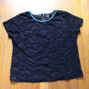 Style & Co Petite Lace Top